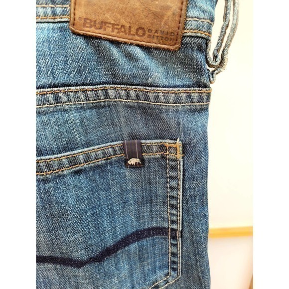 HP Men's Buffalo David Bitton Driven X-Basic Jeans enzyme Wash‎ straight Leg - Picture 10 of 12